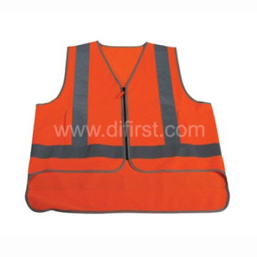 2015new Design Hi-VI Reflective Safety Vest with Zipper